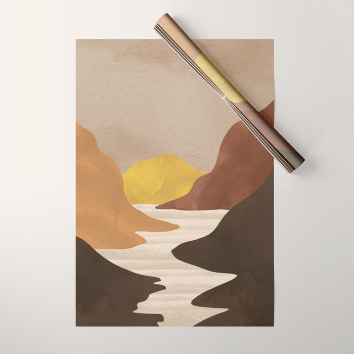 Canyon River Wrapping Paper Gallery Image 1