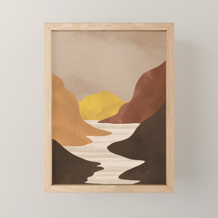 Canyon River Mini Art Print Gallery Image 1