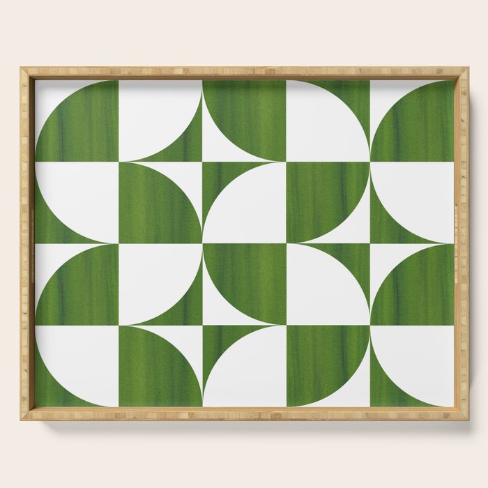 Quadrants (Matcha Green) Serving Tray Gallery Image 1