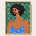 Retro Sun Patterned Dress Serving Tray Gallery Image 1