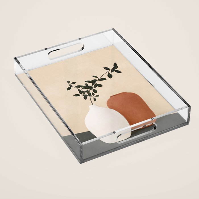 Vase Design 5 Acrylic Tray Gallery Image 1