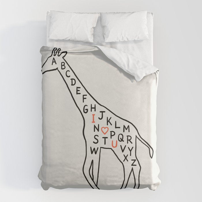I love you as high as I can reach Duvet Cover Gallery Image 1