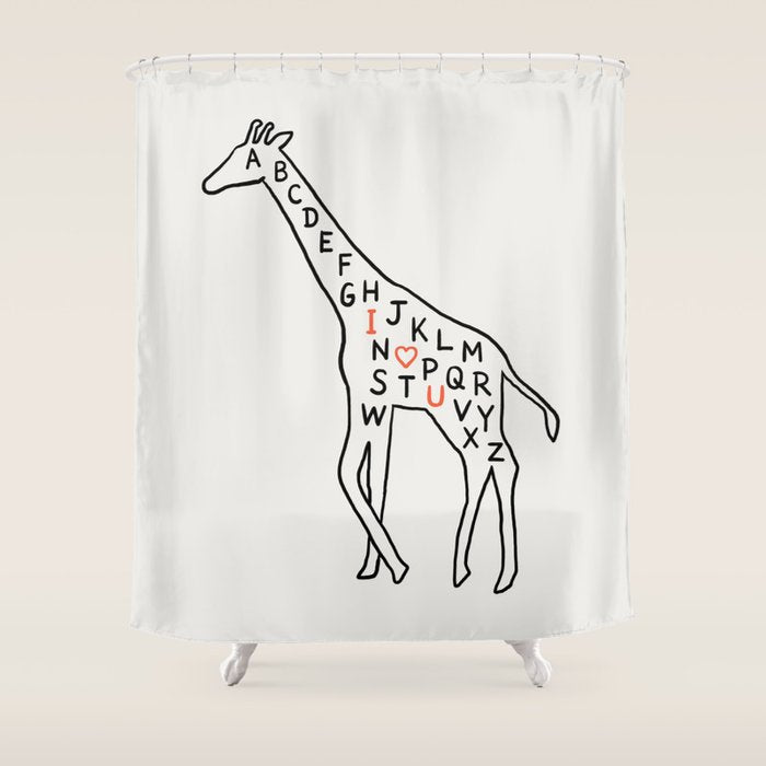 I love you as high as I can reach Shower Curtain Gallery Image 1