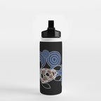 Authentic Aboriginal Art - Sea Turtles 2 Water Bottle Gallery Image 2