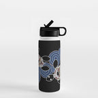 Authentic Aboriginal Art - Sea Turtles 2 Water Bottle Gallery Image 1