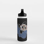 Authentic Aboriginal Art - Sea Turtles 2 Water Bottle Gallery Image 3