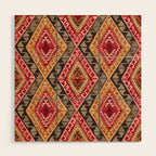 Sunset Kilim Wood Wall Art Gallery Image 1
