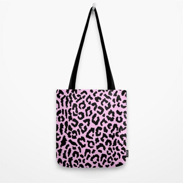 2000s leopard-black on palest pink Tote Bag Gallery Image 2