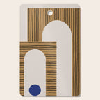 Blue Circle #3 Cutting Board Gallery Image 1