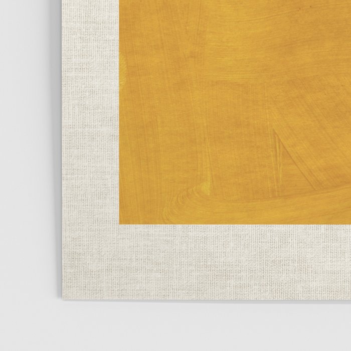 Sunshine Color Field Rothko Inspired Abstract Mid Century Modern Geometric Pattern Poster Gallery Image 3