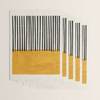 Sunshine Color Field Rothko Inspired Abstract Mid Century Modern Geometric Pattern Wrapping Paper Gallery Image 3