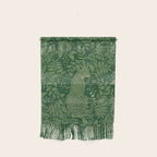 Spring Cheetah Pattern - Forest Green Wall Hanging Gallery Image 1
