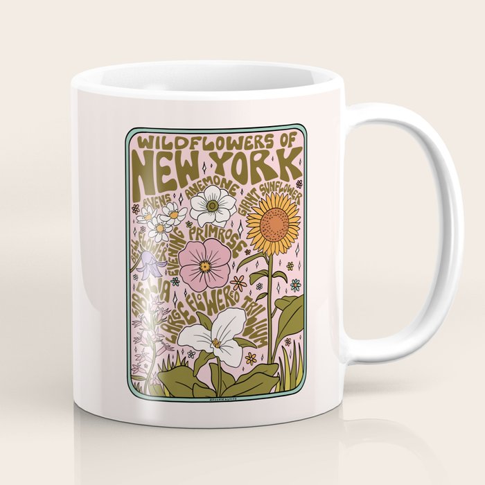 New York Wildflowers Coffee Mug Gallery Image 1