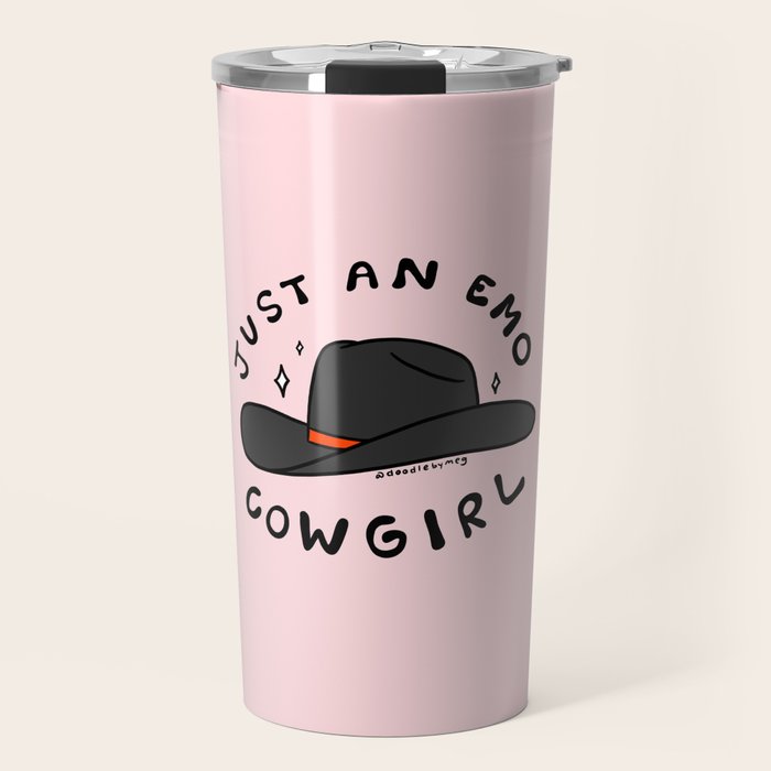 Just An Emo Cowgirl Travel Mug Gallery Image 1