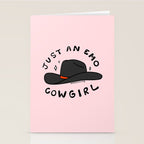 Just An Emo Cowgirl Stationery Card Gallery Image 2
