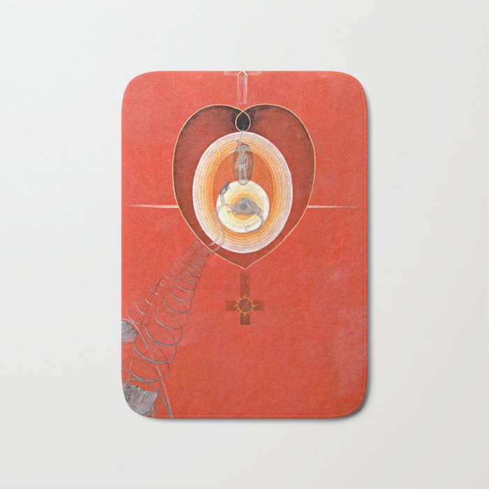 Hilma af Klint "The Dove, No. 08, Group IX-UW, No. 32" Bath Mat Gallery Image 1