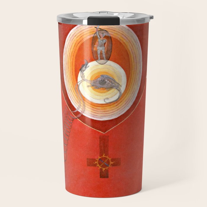 Hilma af Klint "The Dove, No. 08, Group IX-UW, No. 32" Travel Mug Gallery Image 1