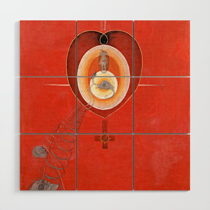 Hilma af Klint "The Dove, No. 08, Group IX-UW, No. 32" Wood Wall Art Gallery Image 1