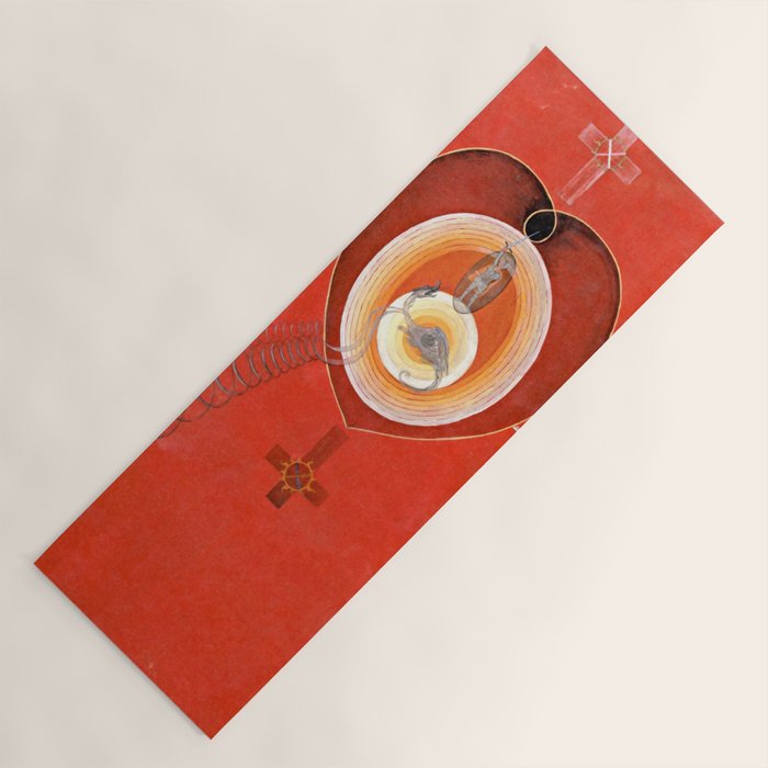 Hilma af Klint "The Dove, No. 08, Group IX-UW, No. 32" Yoga Mat Gallery Image 1