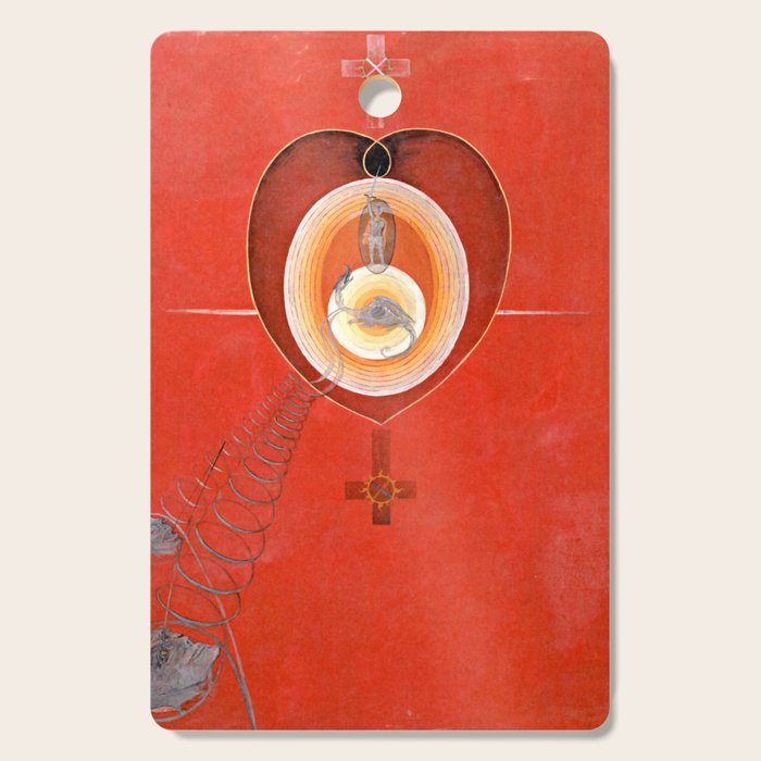 Hilma af Klint "The Dove, No. 08, Group IX-UW, No. 32" Cutting Board Gallery Image 1