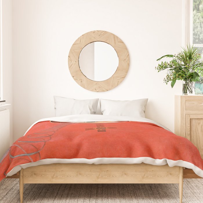 Hilma af Klint "The Dove, No. 08, Group IX-UW, No. 32" Duvet Cover Gallery Image 3