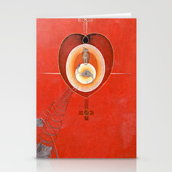 Hilma af Klint "The Dove, No. 08, Group IX-UW, No. 32" Stationery Card Gallery Image 2