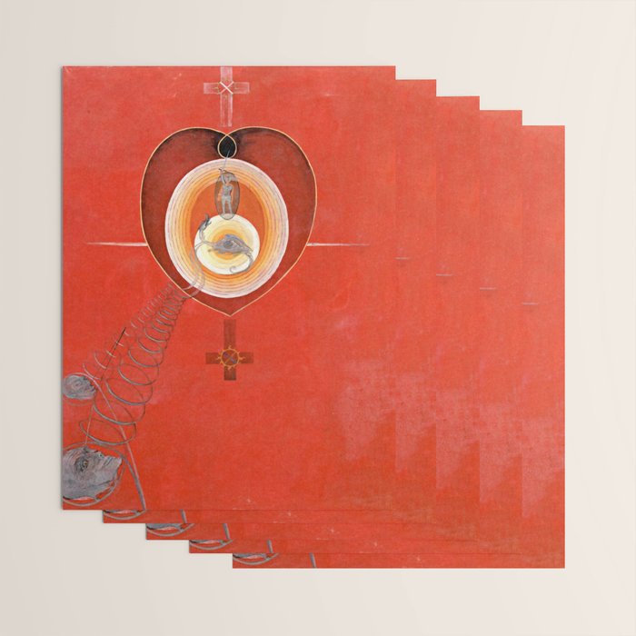 Hilma af Klint "The Dove, No. 08, Group IX-UW, No. 32" Wrapping Paper Gallery Image 3