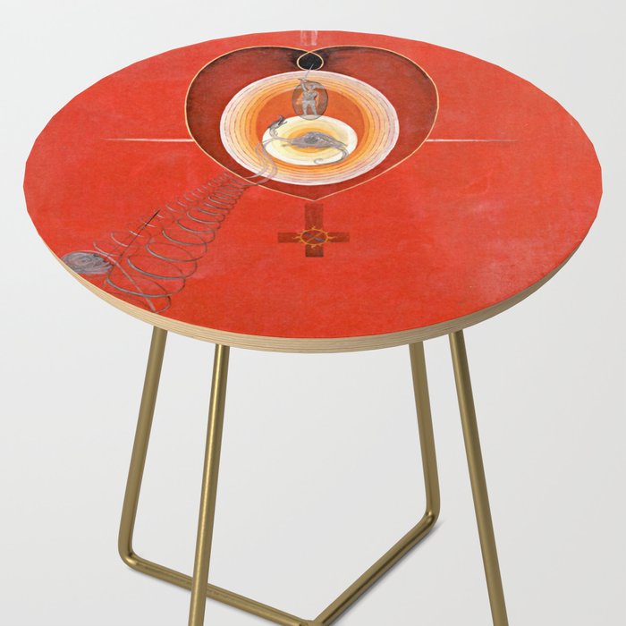 Hilma af Klint "The Dove, No. 08, Group IX-UW, No. 32" Side Table Gallery Image 2