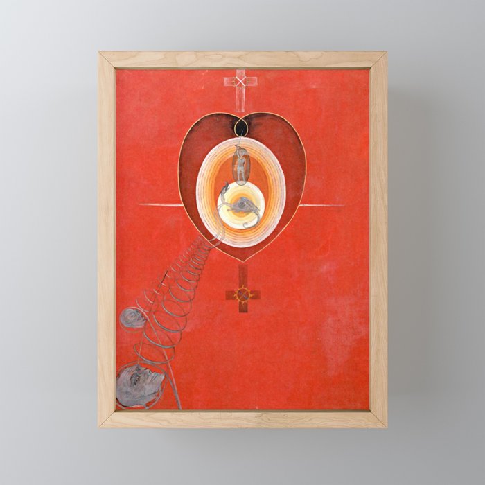 Hilma af Klint "The Dove, No. 08, Group IX-UW, No. 32" Mini Art Print Gallery Image 1