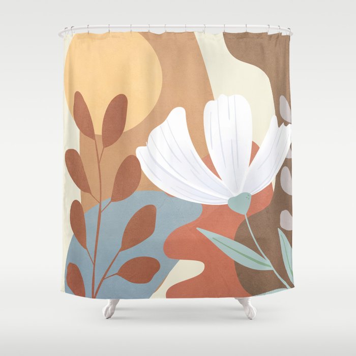 Elegant Shapes 08 Shower Curtain Gallery Image 1