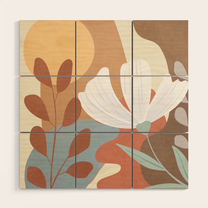 Elegant Shapes 08 Wood Wall Art Gallery Image 1