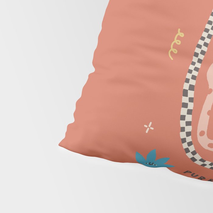 Trippy tiger in red Pillow Sham Gallery Image 4