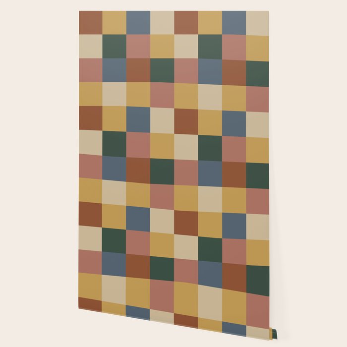Bold Retro Checks Pattern - Large XI Wallpaper Gallery Image 2