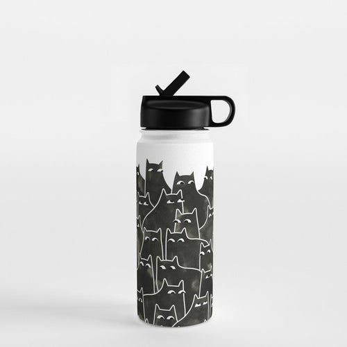 Suspicious Cats Water Bottle Gallery Image 1