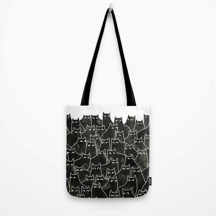 Suspicious Cats Tote Bag Gallery Image 2