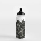 Suspicious Cats Water Bottle Gallery Image 2