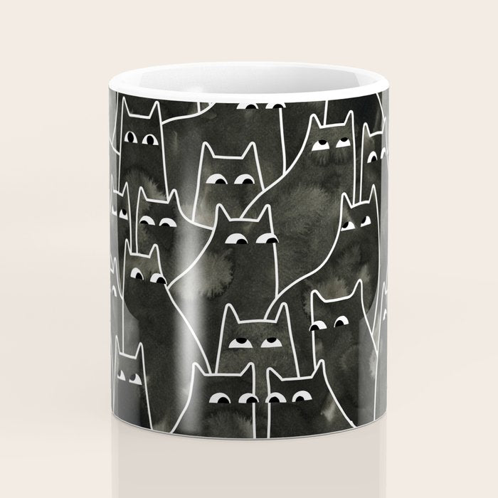 Suspicious Cats Coffee Mug Gallery Image 4