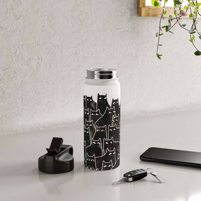Suspicious Cats Water Bottle Gallery Image 4