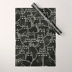 Suspicious Cats Wrapping Paper Gallery Image 1