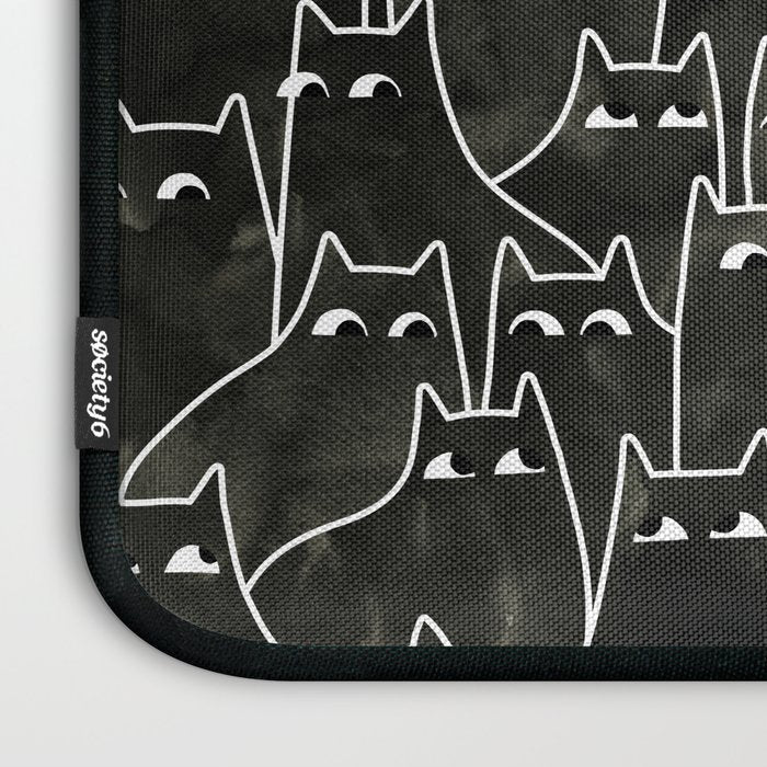 Suspicious Cats Laptop Sleeve Gallery Image 3