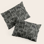 Suspicious Cats Pillow Sham Gallery Image 3