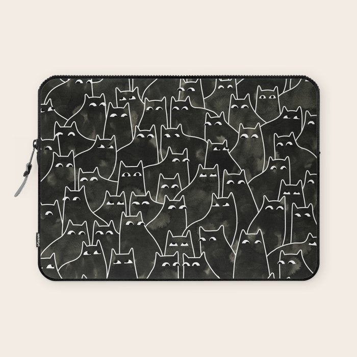 Suspicious Cats Laptop Sleeve Gallery Image 1