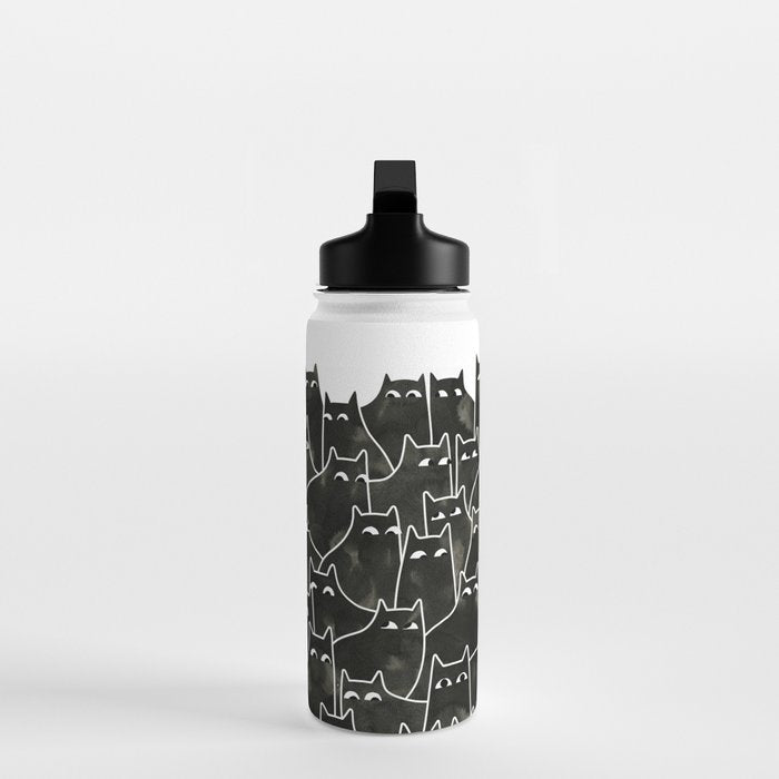 Suspicious Cats Water Bottle Gallery Image 3