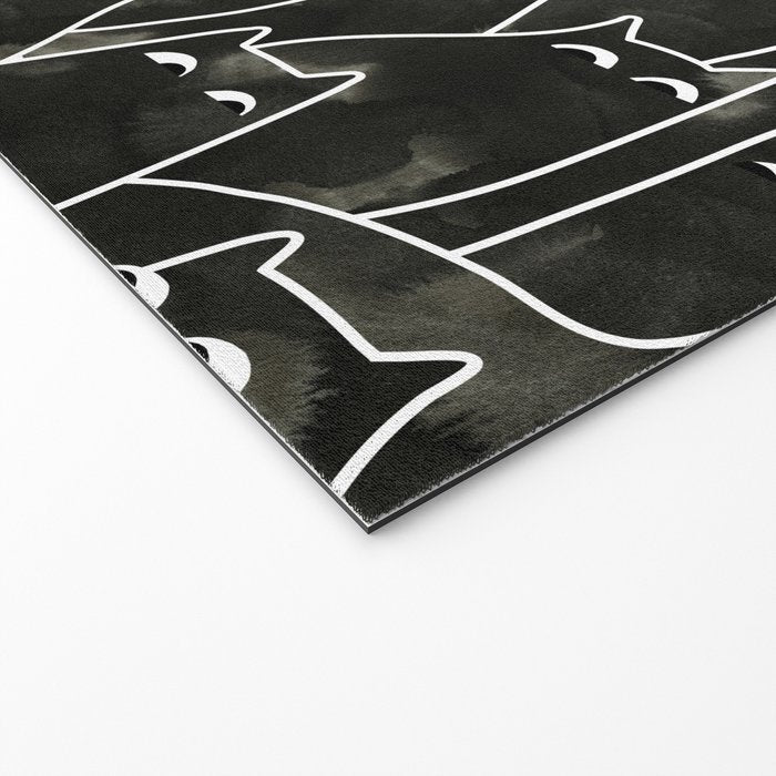 Suspicious Cats Welcome Mat Gallery Image 2