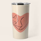 Cat Love Travel Mug Gallery Image 1