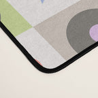 Colorful Checkerboard 80s - Pastel Colors Desk Mat Gallery Image 4