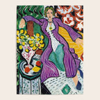 Woman in a Purple Coat 1937 by Henri Matisse, Artwork Design, Poster Tshirt, Tee, Jersey, Postcard Poster Gallery Image 4