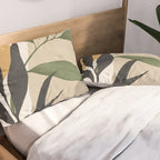 Abstract Art Tropical Leaves 74 Pillow Sham Gallery Image 2