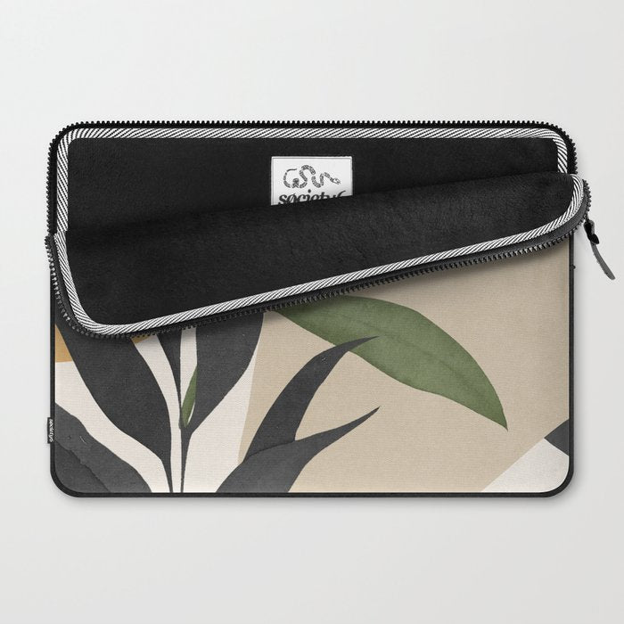 Abstract Art Tropical Leaves 74 Laptop Sleeve Gallery Image 2
