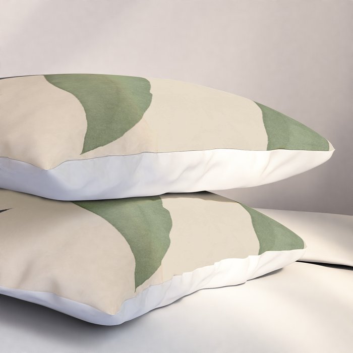 Abstract Art Tropical Leaves 74 Pillow Sham Gallery Image 3